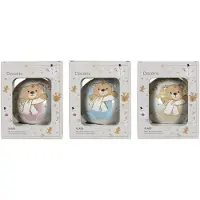 Décoris Kerstbal glas d10 cm a3 P