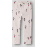Name It Mini Leggings lichtblauw / pink / rosa / zwart