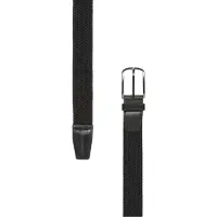 Lyle & Scott Gevlochten Riem (Jet Zwart)