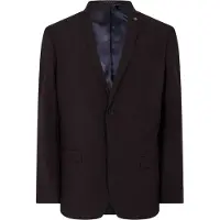 Ted Baker Heren Effen Enkele Breasted Blazer (Bordeaux)