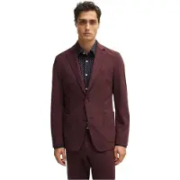 BOSS Formele herenblazer met V-hals (Rood)