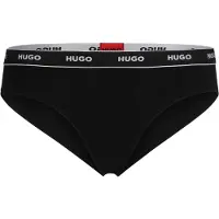 HUGO Slipjes met middelhoge taille voor dames (Zwart, Wit)
