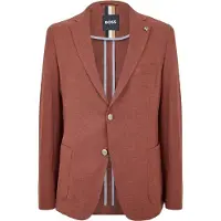BOSS Heren Hanry Gestructureerde Notch Neck Blazer (Rood)