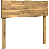 vidaXL Live Edge Hoofdbord ROSTOCK Witgewassen 75 cm