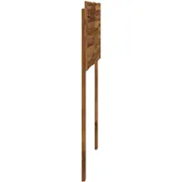 vidaXL Live Edge Hoofdbord ROSTOCK Naturel 75 cm Massief Acacia Hout