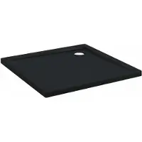 vidaXL Douche Basis Tray met Stippen 90 x 90 x 4 cm ABS Zwart