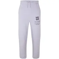 HUGO Mannen Dapurlonga Logo Relaxed Fit Joggers (Licht Paars)