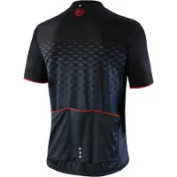 Bicycle Line Heren Rayon Fietsshirt (Zwart/Rood)