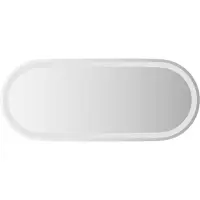 vidaXL Badkamerspiegel LED ovaal 90x40 cm