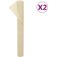 vidaXL Vliesdoek voor planten 2 rollen 70 g/m² 10x1,6 m