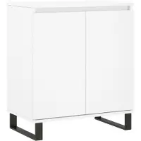 vidaXL Dressoir, wit, 60x35x70 cm, houtvezel