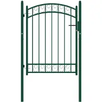 vidaXL Tuinpoorten EMMEN 104 x 98,5 cm Vergrendelbaar
