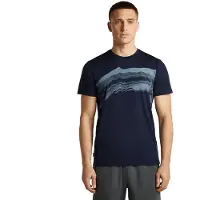 Icebreaker - Merino 150 Tech Lite S/S Tee Getaway - Merinoshirt XL, blauw