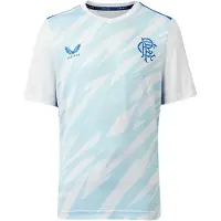 Castore Kinderen/Rangers FC Voetbalshirt (Wit/Lapisblauw)