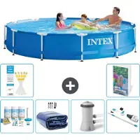 Intex Framezwembad, rond - 366x76 cm - 5-delig, model S165