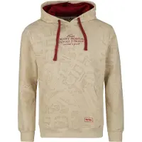 Harry Potter Trui met capuchon - Marauder's Map - S tot XXL - voor Mannen - zand - Maat XXL