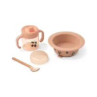 Liewood Dinnerset Becket Tableware Set Berry / Pale Tuscany