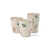 Liewood - Lana Cup 4-Pack - Tamtam / Sandy - One size