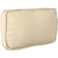 vidaXL Kussen Oxford Stof Beige 70 x 40 x 12 cm