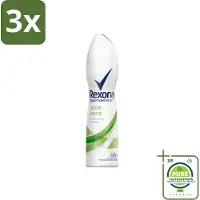 Rexona 3 x - Fresh Aloe Vera - Deodorant Spray - 150 ml - Grootverpakking - Deodorant Spray - Aloë Vera - 48 Uur Bescherming - Zweet En Geur - Huid Verzorging