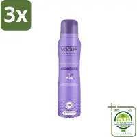 Vogue 3 x Reve Exotique Parfum Deodorant 150 ml - Grootverpakking - Parfum Deodorant - Deodorant Met Geur - Geurige Deodorant - Luxe Deodorant - 24 Uur Bescherming