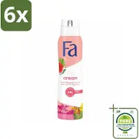 Fa Deodorant Spray Fiji Dream 150 ml - Voordeelverpakking - 6 stuks - Deospray - Anti-transpirant