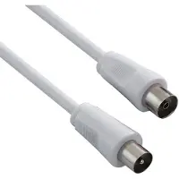 PremiumCord TV M/V, 75 Ohm, coaxkabel IEC Wit