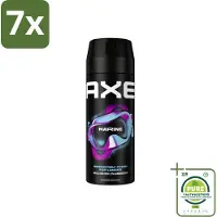 Axe 7 x - Deodorant Bodyspray - 100% Fresh Fragrance - Marine - Sea Breeze & Sage - 150 ml - Grootverpakking - Marine Deodorant - Zeebries Geur - Bodyspray - Frisheid - 48 Uur Geur