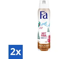 Fa Pflege 2 x - Deospray - Winter Splashes - 48 uur Bescherming - Frozen Raspberry - Verfrissend & Fruitig - 150 ml - 48 Uur Bescherming - Zweet - Geur - Frambozen - Deospray