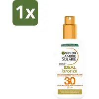 Garnier 1 x - Ambre Solaire - Ideal Bronze - Zonnebrandspray - SPF 30 - 200 ml - Zonbescherming - Bruining - Zonnebrand - SPF 30 - Huidbescherming