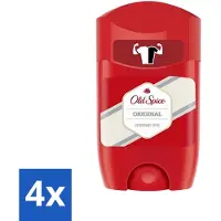 Old Spice 4 x - Original - High Endurance - Deodorantstick - Langdurige Frisheid - 50 g - - Deodorantstick - Langdurige Frisheid - Mannelijke Geur - Zweetbescherming