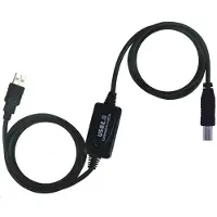 PremiumCord USB 2.0 verleng- en verbindingskabel, type A naar type B, 15 meter