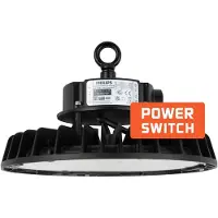 LEDVION - LED High bay, IP65, 200-160-120W, 175 lm/W, Driver, 4000K, Dimbaar, UFO lamp voor, werkplaatsverlichting, halverlichting, plafondlamp werkplaats