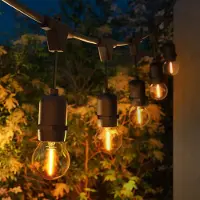 LEDVION - Prikkabel Lichtsnoer Buiten 20M - E27 Fitting - Koppelbaar - Incl. Stekker - Tuinverlichting