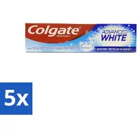 Colgate 5 x - Advanced White - Tandpasta - 100ml - Tandpasta - Witte Tanden - Vlekverwijdering - Tandbederf - Gaatjes