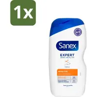 Sanex 1 x Douchegel Expert Skin Health Sensitive 400 ml - Gevoelige Huid - Douchegel - Huidverzorging - Milde Reiniging - Whey Proteïne
