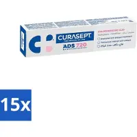 Curasept 15 x - ADS 720 Gel-Tandpasta - Chloorhexidine 0.20% - Beschermt Tandvlees & Tanden - 75 ml - Chloorhexidine - Tandvlees - Mondhygiëne - Ontstoken Tandvlees - Peri-implantitis