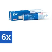 K-Y 6 x Glijmiddel 82 gr - Bevochtigingsgel - Glijmiddel - Waterbasis - Bevochtigingsgel - Intiem Gebruik