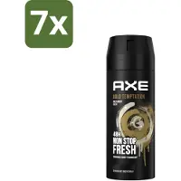 Axe 7 x - Deodorant Bodyspray - 48hrs Non Stop Fresh - Gold Temptation - Gold Amber - 150 ml - Deodorant Bodyspray - Frisheid - Geur - Citrus - Kruiden