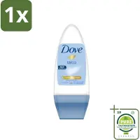 Dove 1 x - Deodorant - Roll-on Talco - Subtiele en zachte geur - 50 ml - Talco Roll-on - Talco Deodorant - Roll-on Deodorant - Talco Deodorant 50 Ml - Alcoholvrije Deodorant