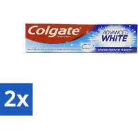 Colgate 2 x - Advanced White - Tandpasta - 100ml - Tandpasta - Witte Tanden - Vlekverwijdering - Tandbederf - Gaatjes