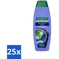 Palmolive 25 x Naturals - Shampoo - Anti-Roos - Wilde Munt - Verfrissend - 350 ml - Voordeelverpakking - 25 stuks