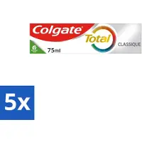 Colgate 5 x - Total Classic - Tandpasta - 75ml - Tandpasta - Mondhygiëne - Tandplak - Tandsteen - Gaatjes