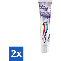 Aquafresh 2 x - Tandpasta - Whitening - Stralend Witte Tanden - 100 ml - Tandpasta - Witte Tanden - Stralende Tanden - Tanden Reinigen - Frisse Adem