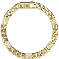 GUESS 4G Frontiers Armband JUMB06027JWYGL Staal 18