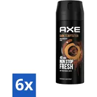 Axe - Deodorant - Spray - Dark Temptation - 48h - 150ml x 6
