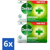 Dettol 6 x - Zeeptablet - Origineel - Antibacterieel - 2x 100g Zeeptabletten - Handzeep - Antibacterieel - Hygiëne - Handwas - Zeeptablet