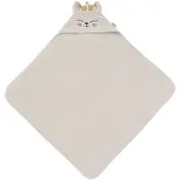 Jollein Badcape Baby - 100% Badstof Katoen - 75x75 cm - Charlie