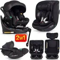 Easy Go 2x Autostoeltje Draaibaar 360° met Isofix Basis 0-36kg
