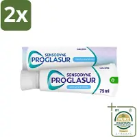 Sensodyne - Tandpasta - Proglasur Gentle Whitening - Verheldert Glazuur - 75 ml - Voordeelverpakking - 2 stuks - Tandglazuur - Tanderosie